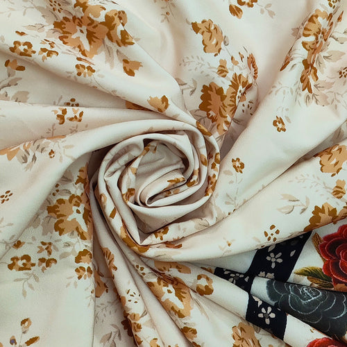 Women's Vintage Print Long Sleeve Maxi Dress